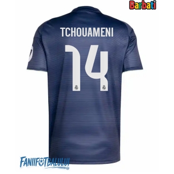 Real Madrid Aurelien Tchouameni #14 Tricou Fotbal Replică 2025-26 Barbati Deplasare